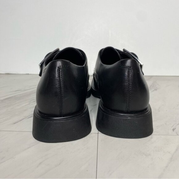 Vagabond Jaclyn Monk Balck Leather Shoe 10 - Picture 3 of 15